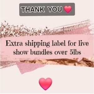 COPY - Shipping label for bundles over 5 lbs.